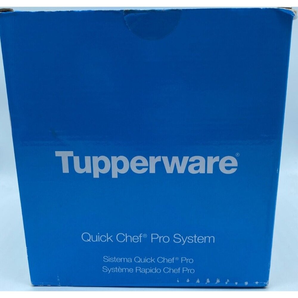 Tupperware Quick Chef Pro System Blue with Box - Picture 4 of 11
